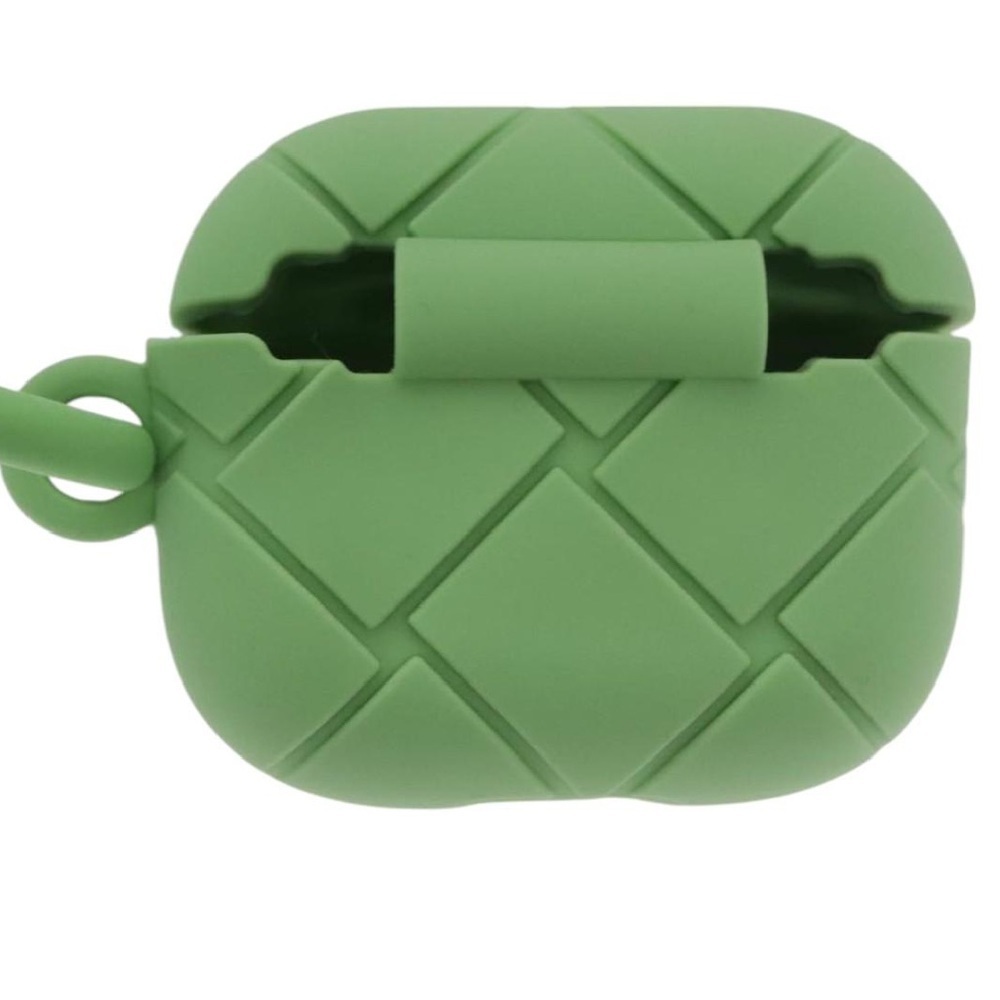 BOTTEGA VENETA Airpods case Shoulder Bag rubber Green NWOT - Picture 5 of 15